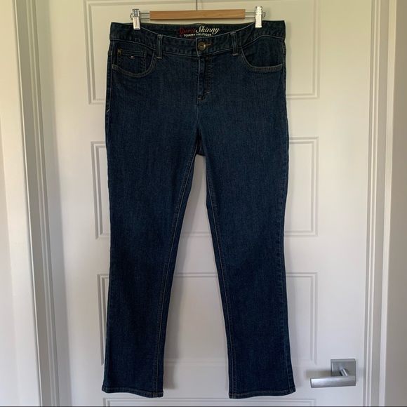 Tommy Hilfiger - Spirit Skinny Dark Wash Jeans - Size 12S - Picture 2 of 15
